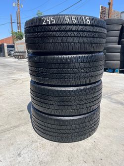 4 LLANTAS GOOD⚡️YEAR EAGLE R.S.A.   245/55/18 🤑🤑