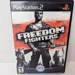 Freedom Fighters PS2 (Sony Playstation 2, 2003) CIB Tested