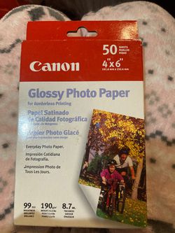 Canon glossy photo paper
