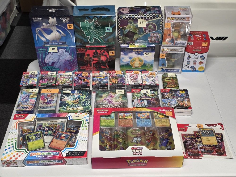 Pokémon Sealed Products Pokemon Cards