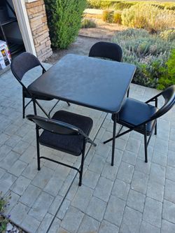 Table and chairs