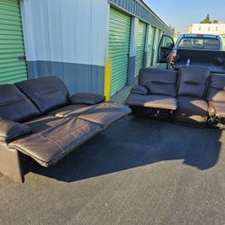 Electric Recliner Couch Set 