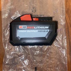 Milwaukee M18 Red Lithium 12.0Ah High Output Battery 48-11-1812