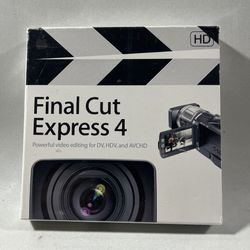 Apple Software Final Cut Express 4 Retail Version MB278Z/A   