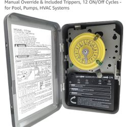 Intermatic, 220 VAC, 40 Amp, 5 hp Hard Wire Timeer