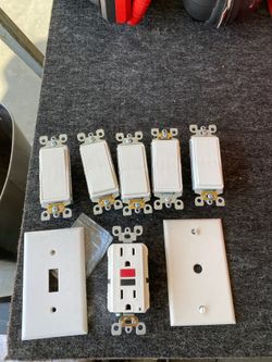 Plugs GFI and cover plates