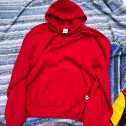 russell athletic hoodie XL red vintage 90s