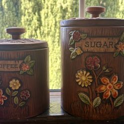 Vintage Treasure Craft  Canister Set