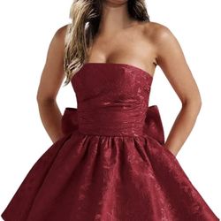 Red Mini Prom Dress