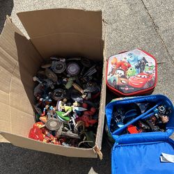 Sky landers and Disney Infinity characters