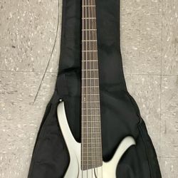 Ibanez Ergodyne EDA905 5 String Electric Guitar Metallic Silver Bass Luthite Body Pick Up Bridge  Tune Musical Instrument Music Sound Audio Live 