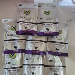 8 Bags VETRISCIENCE Vetri Liver Feline, Chicken Flavor, 120 Chews - Advanced Liver Support