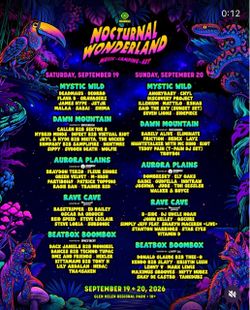 Nocturnal Wonderland WATERFRONT CAMPING