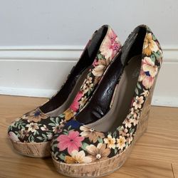 Charlotte Russe Flower Wedges