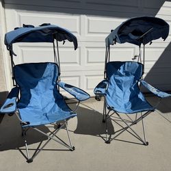 Kelsyus alumilite outdoor canopy chairs (2)