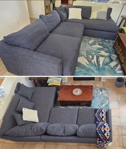 Crate & Barrel Sectional Sofa – Like New – Originally $4,500