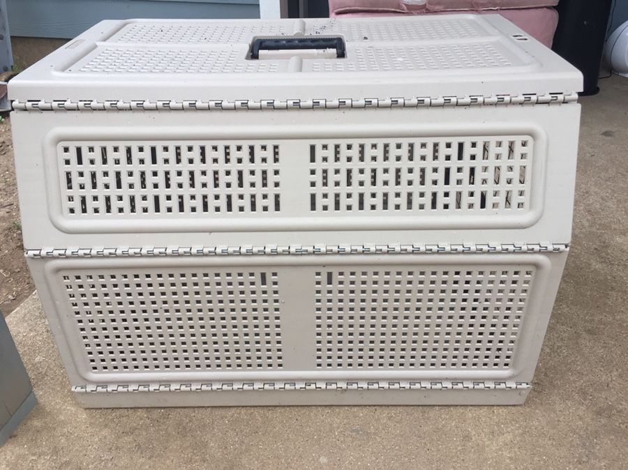 Nylabone Collapsible Fold Away Dog Crate Pet Carrier X Large 27x20x19