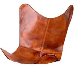 Leather Cover for Butterfly Chair -COVER ONLY (Tan Brown) *NEW*