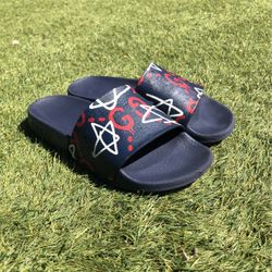 Gucci Blue Star Apollo Slides