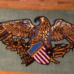 Hand Made Eagle Rug
