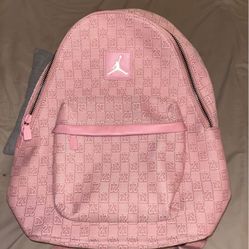 New Authentic Nike Jordan Monogram FullSize Backpack Pink Friday Limited Edition