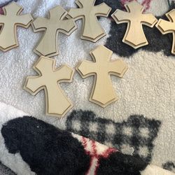 Lot Of Wooden Crosses 
