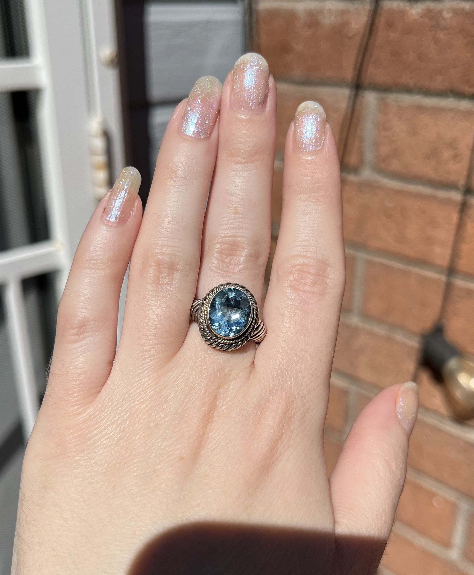 Blue Topaz Ring 