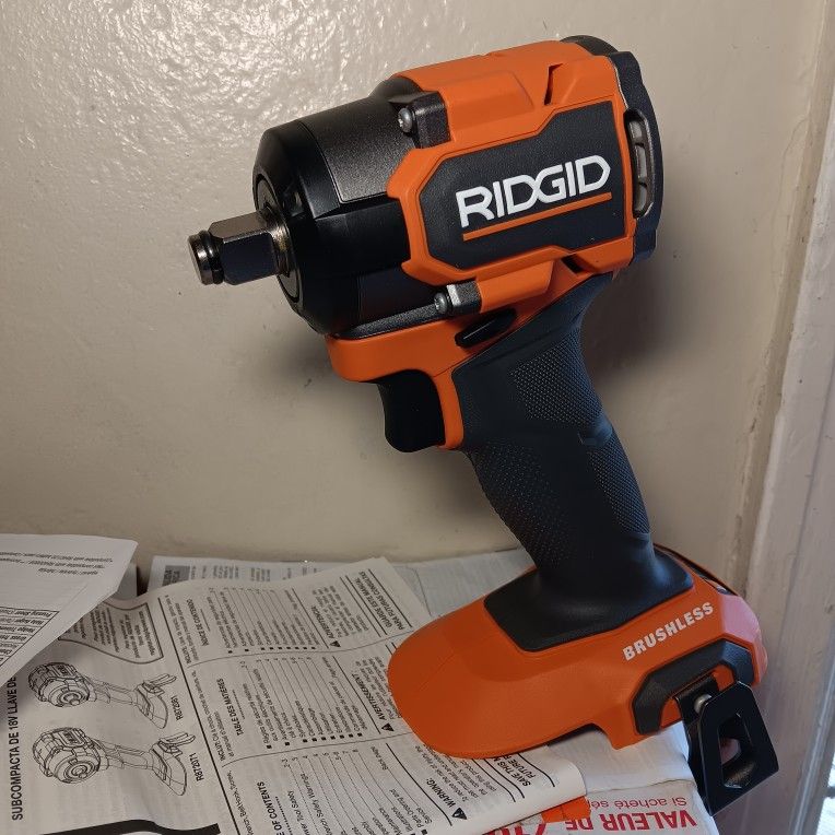 Ridgid 18v 1/2 Impact Wrench Brushless Tool Only 