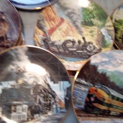 Train Decorative Plates