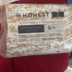 Honest Diapers 18 Count Size 7