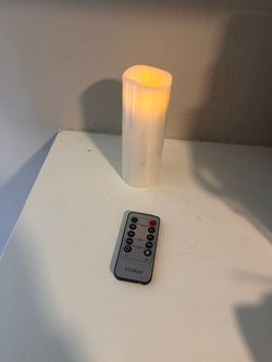 Light candle with remote