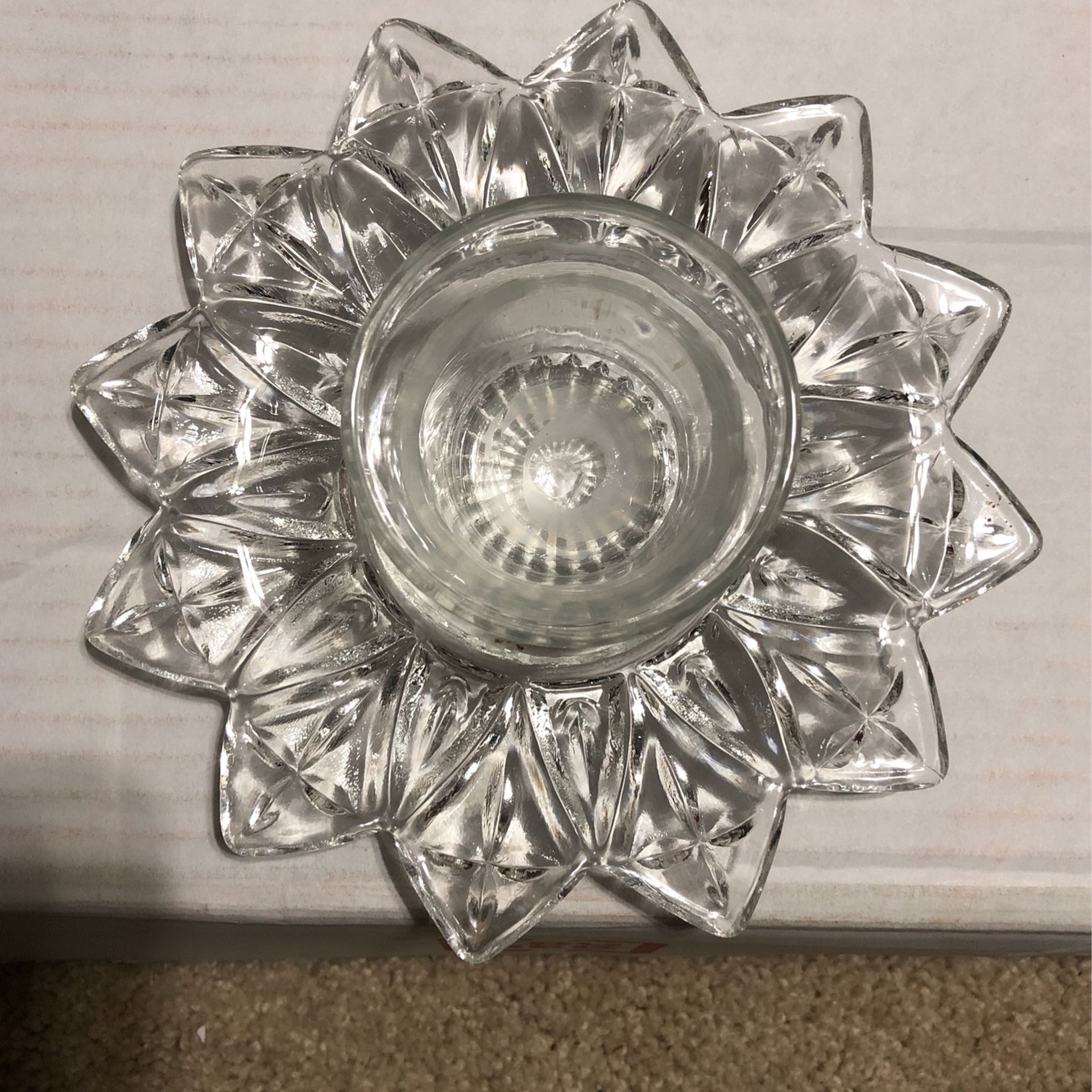 Glass Candle Holders