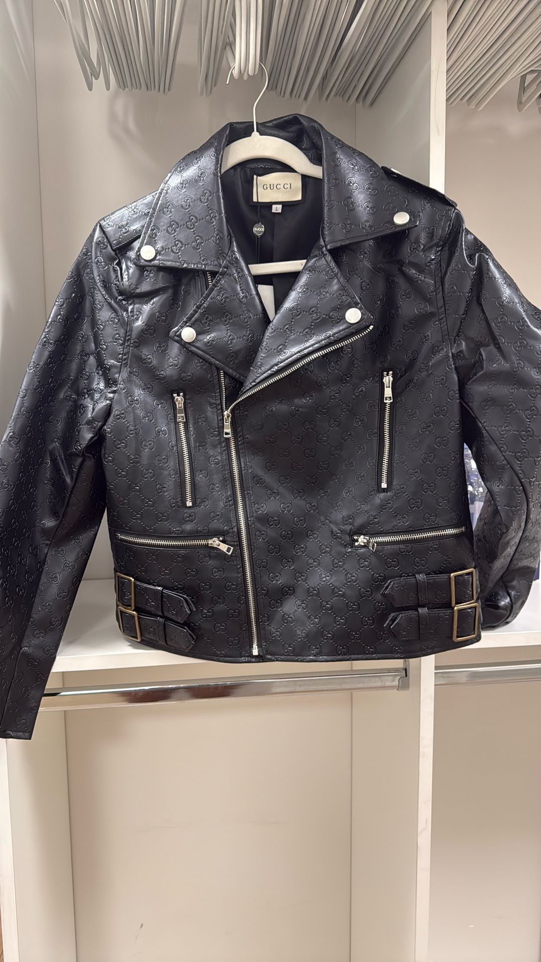GuccX Leather Jacket
