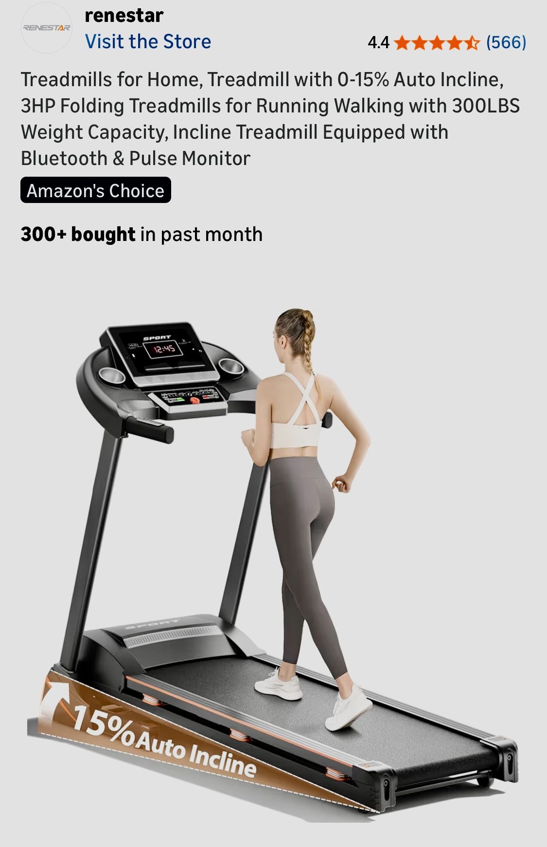 RENESTAR X918 HOMEUSE TREADMILL 