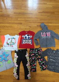 Justice and Fila clothes size 8