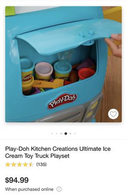 Play-Doh Kitchen Creations Ultimate Ice Cream Toy Truck Playset