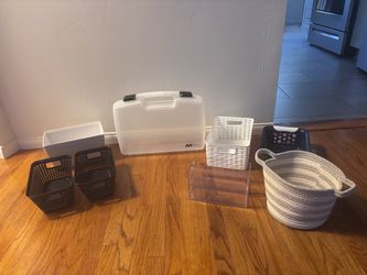 Mixed Storage Basket and Bin Set