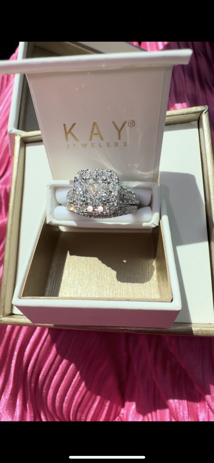 Wedding band set