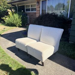 2 Fabric Chairs