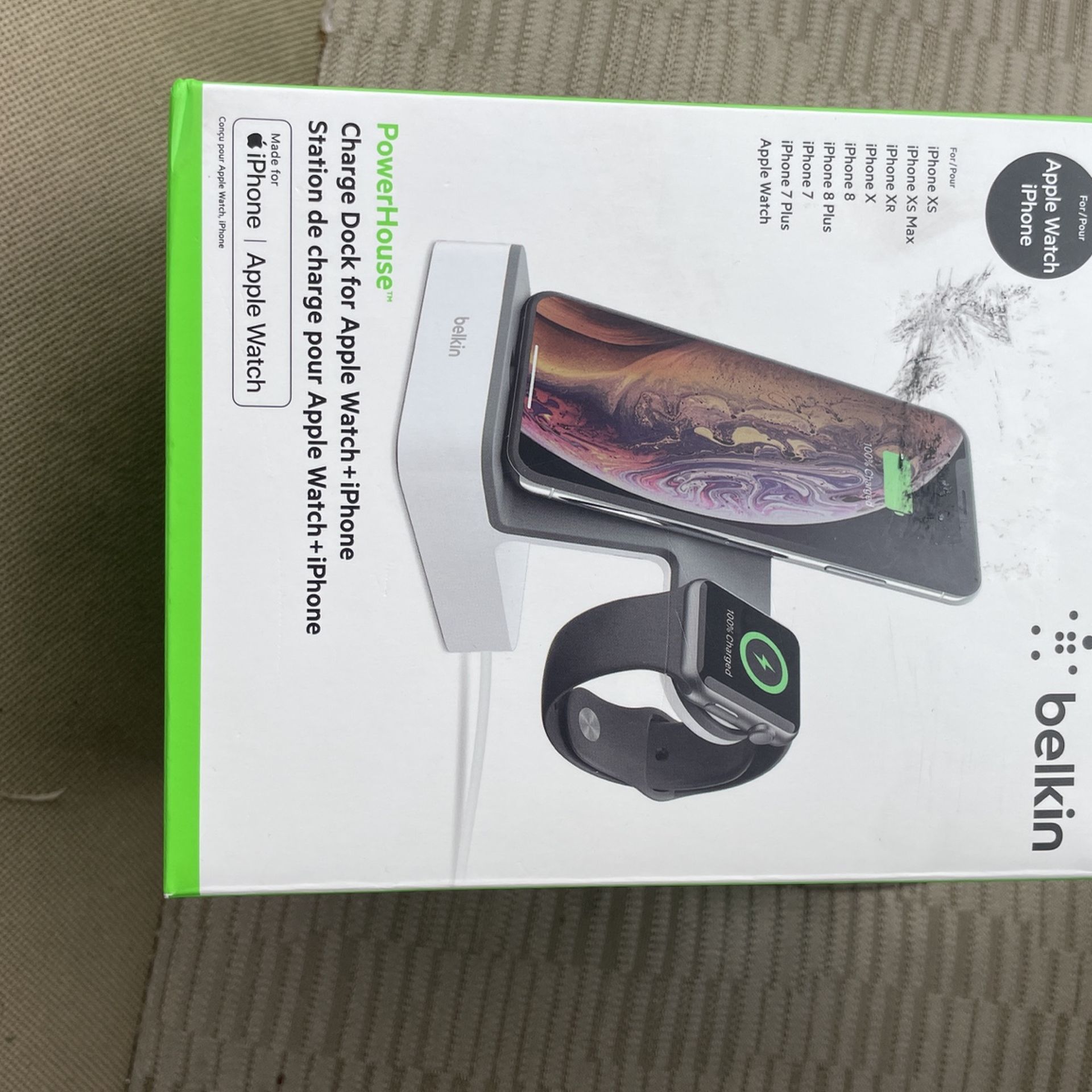 Charge Dock For Apple Watch + iPhone