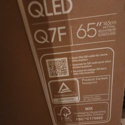 Brand New 65" Samsung QLED Q7F 4K Vision AI Smart TV