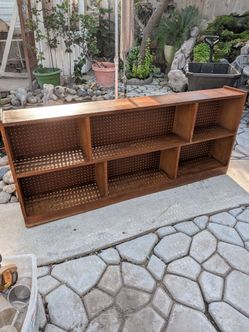 Solid wood book shelf