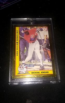 Michael Jordan baseball card