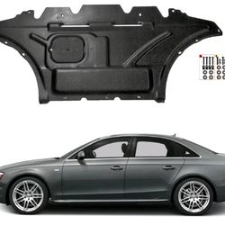 💝 For Audi A4 2009-2016 Under Engine Splash Guards Front Engine Mud Flaps #W8588