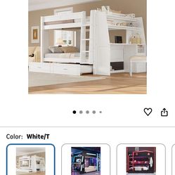 Brand New Full-Size Bunk Bed with Trundle – $250 (Pickup Only)