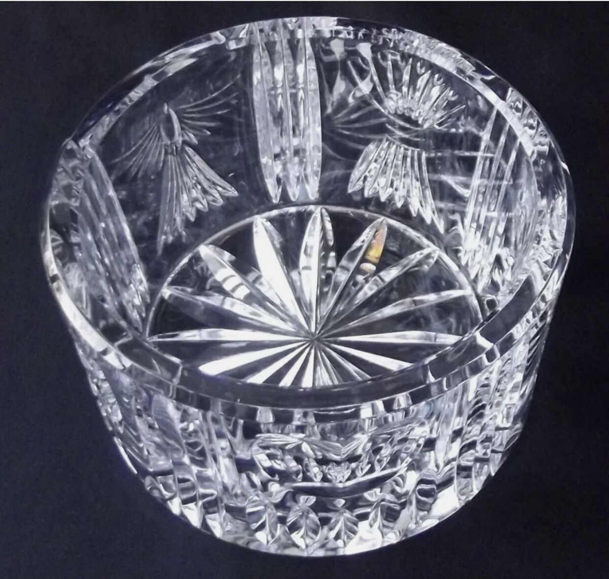 Waterford Champagne Bottle Coaster Bowl Crystal Wine