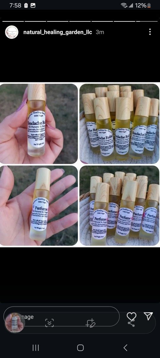 Perfume And Headache Relief