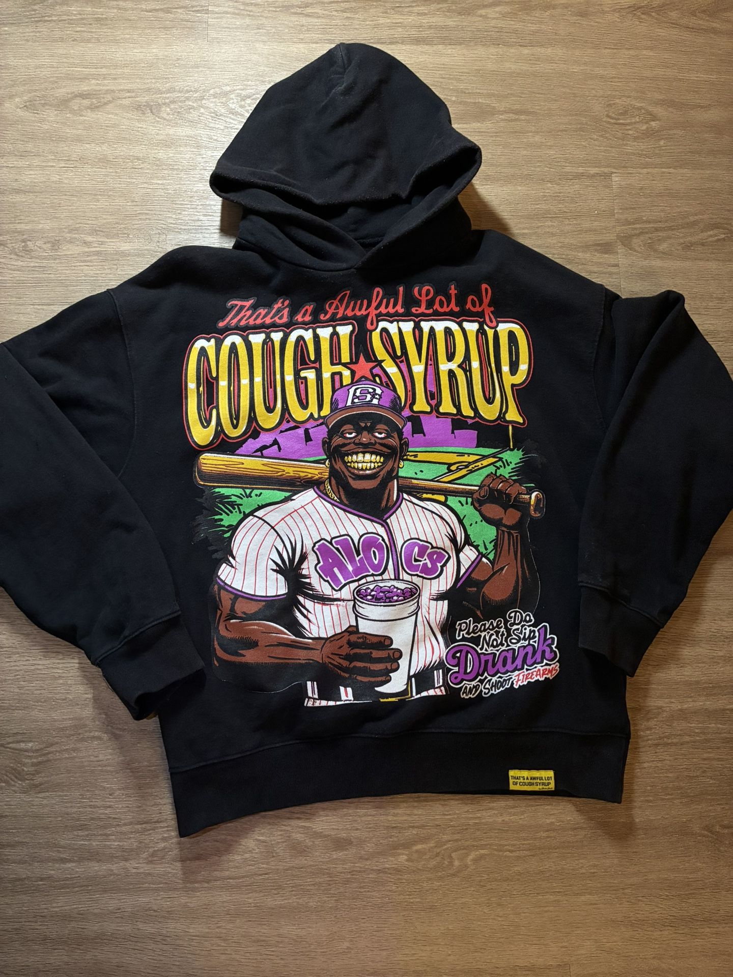 Cough Syrup Baseball Hoodie