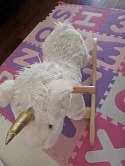 Pottery Barn Ride On Rocking Unicorn