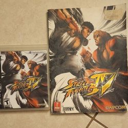 Street Fighter IV for the PlayStation 3 PS3 w/ Prima Strategy Guide